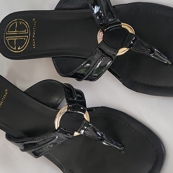 Summer ready, Lilly Pulitzer Sandles Kitten Heel Style - Picture 3 of 4